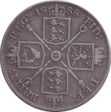1888 DOUBLE FLORIN ( GVF ) - DOUBLE FLORIN - Cambridgeshire Coins