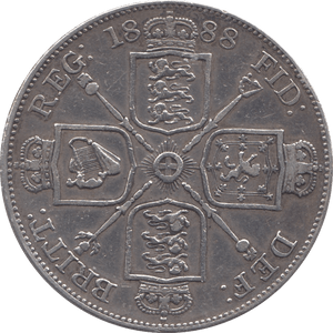 1888 DOUBLE FLORIN ( GVF ) - Double Florin - Cambridgeshire Coins