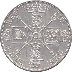 1888 DOUBLE FLORIN ( UNC ) - DOUBLE FLORIN - Cambridgeshire Coins