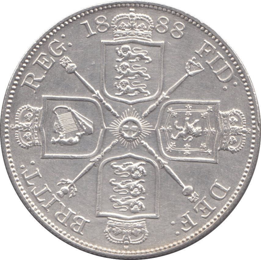 1888 DOUBLE FLORIN ( UNC ) - DOUBLE FLORIN - Cambridgeshire Coins
