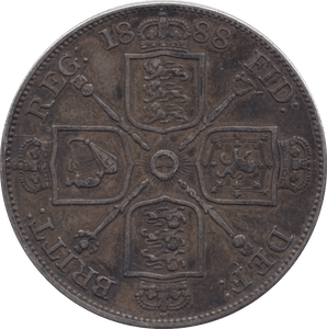 1888 DOUBLE FLORIN ( VF ) - DOUBLE FLORIN - Cambridgeshire Coins