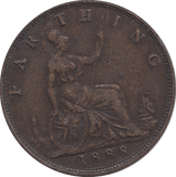 1888 FARTHING ( AUNC ) - FARTHING - Cambridgeshire Coins