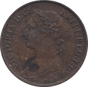 1888 FARTHING ( AUNC ) - FARTHING - Cambridgeshire Coins