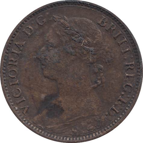 1888 FARTHING ( AUNC ) - FARTHING - Cambridgeshire Coins