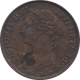 1888 FARTHING ( AUNC ) - FARTHING - Cambridgeshire Coins
