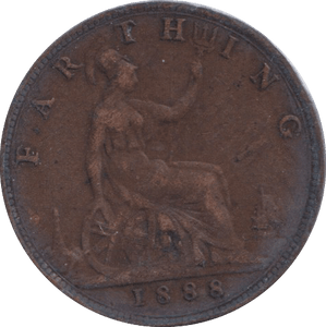 1888 FARTHING ( GF ) - Farthing - Cambridgeshire Coins