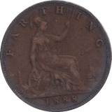1888 FARTHING ( GF ) - Farthing - Cambridgeshire Coins