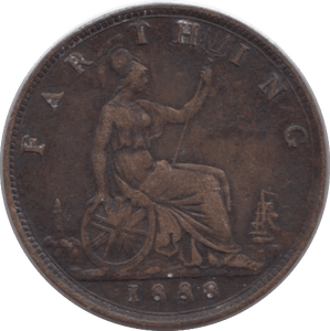 1888 FARTHING ( GF ) - Farthing - Cambridgeshire Coins