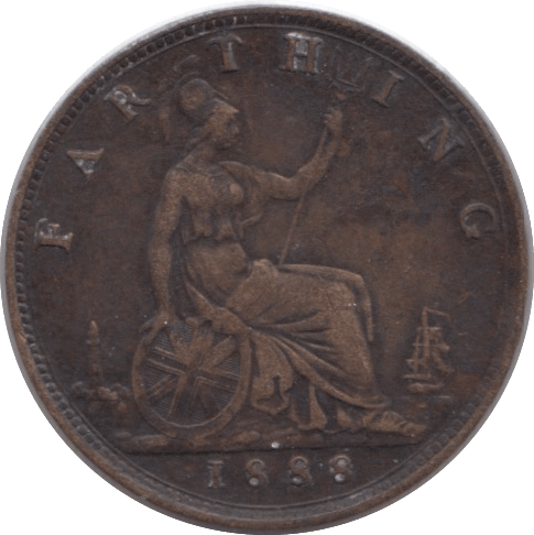 1888 FARTHING ( GF ) - Farthing - Cambridgeshire Coins