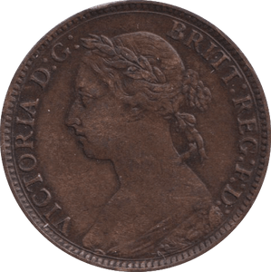 1888 FARTHING ( GVF ) - FARTHING - Cambridgeshire Coins