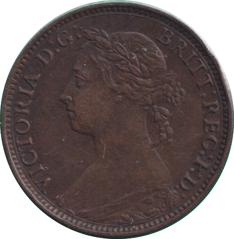1888 FARTHING ( VF ) - FARTHING - Cambridgeshire Coins