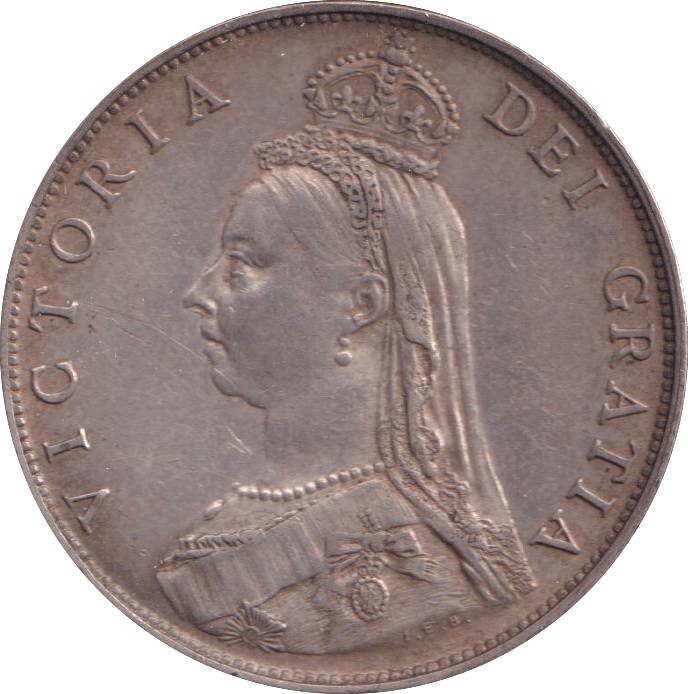 1888 FLORIN ( EF ) - FLORIN - Cambridgeshire Coins