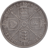 1888 FLORIN ( FINE ) - FLORIN - Cambridgeshire Coins