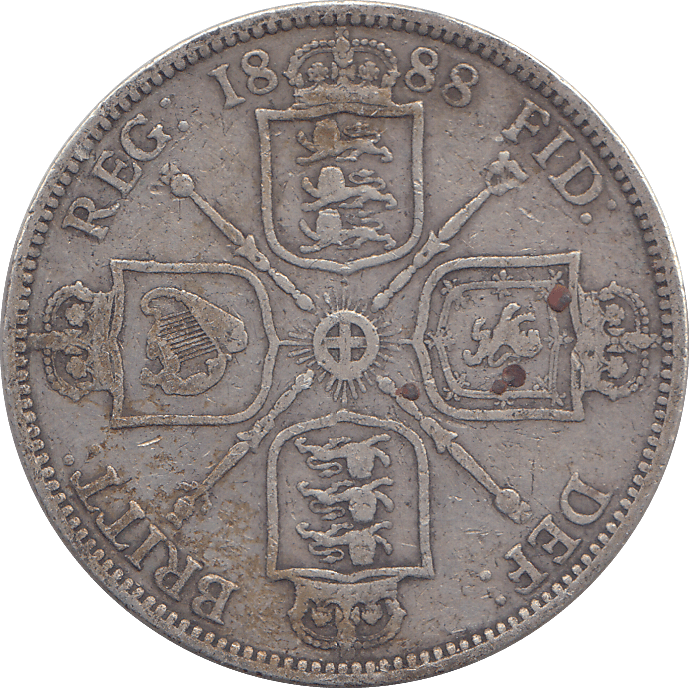 1888 FLORIN ( GF ) 4 - FLORIN - Cambridgeshire Coins