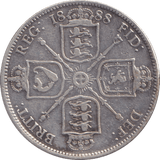 1888 FLORIN ( GF ) - FLORIN - Cambridgeshire Coins