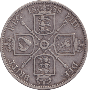 1888 FLORIN ( GF ) - FLORIN - Cambridgeshire Coins