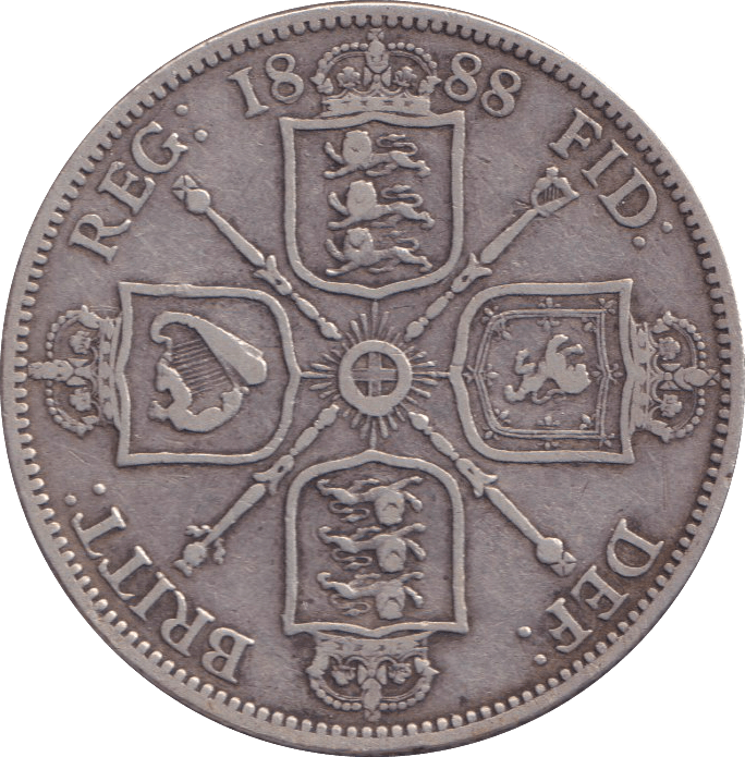 1888 FLORIN ( GF ) - FLORIN - Cambridgeshire Coins