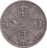 1888 FLORIN ( GF ) - FLORIN - Cambridgeshire Coins