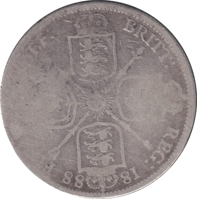 1888 FLORIN ( NF ) - FLORIN - Cambridgeshire Coins