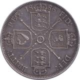 1888 FLORIN ( VF ) - FLORIN - Cambridgeshire Coins
