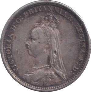 1888 FORPENCE ( FINE ) - FOURPENCE - Cambridgeshire Coins