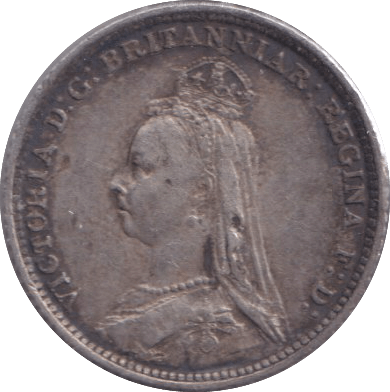 1888 FORPENCE ( FINE ) - FOURPENCE - Cambridgeshire Coins