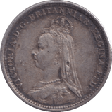 1888 FORPENCE ( FINE ) - FOURPENCE - Cambridgeshire Coins
