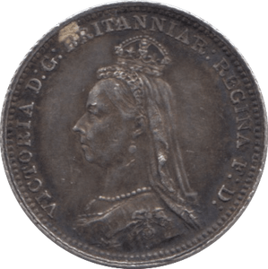 1888 FOURPENCE ( EF ) - FOURPENCE - Cambridgeshire Coins