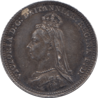 1888 FOURPENCE ( EF ) - FOURPENCE - Cambridgeshire Coins