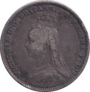 1888 FOURPENCE ( FINE ) - FOURPENCE - Cambridgeshire Coins
