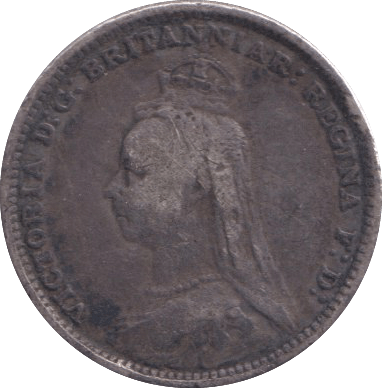 1888 FOURPENCE ( FINE ) - FOURPENCE - Cambridgeshire Coins