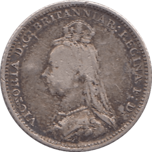 1888 FOURPENCE ( FINE ) - FOURPENCE - Cambridgeshire Coins