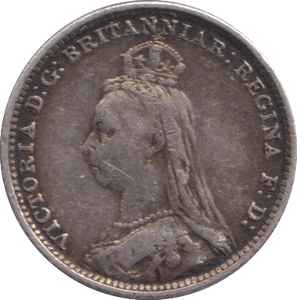 1888 FOURPENCE ( GVF ) - FOURPENCE - Cambridgeshire Coins