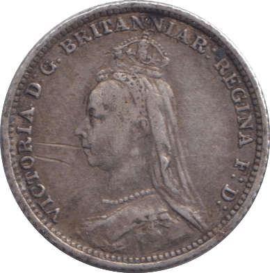 1888 FOURPENCE ( VF ) - FOURPENCE - Cambridgeshire Coins