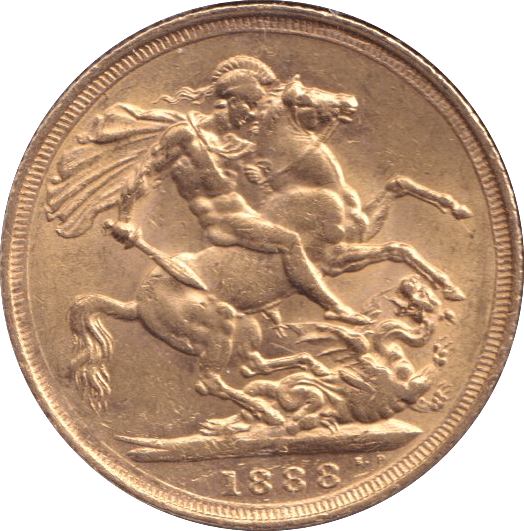 1888 GOLD SOVEREIGN ( AUNC ) - SOVEREIGN - Cambridgeshire Coins