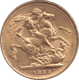 1888 GOLD SOVEREIGN ( AUNC ) - SOVEREIGN - Cambridgeshire Coins