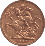 1888 GOLD SOVEREIGN ( EF ) - Sovereign - Cambridgeshire Coins