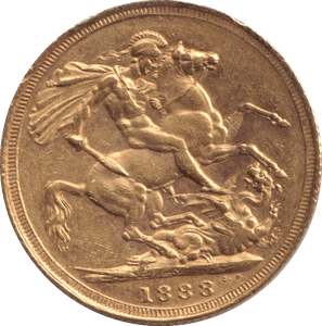 1888 GOLD SOVEREIGN ( EF ) SYDNEY MINT - SOVEREIGN - Cambridgeshire Coins