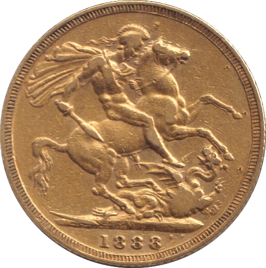 1888 GOLD SOVEREIGN ( GVF ) MELBOURNE MINT - SOVEREIGN - Cambridgeshire Coins