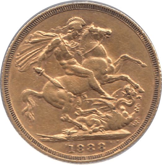 1888 GOLD SOVEREIGN ( VF ) - SOVEREIGN - Cambridgeshire Coins