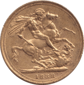 1888 GOLD SOVEREIGN ( VF ) SYDNEY MINT - SOVEREIGN - Cambridgeshire Coins