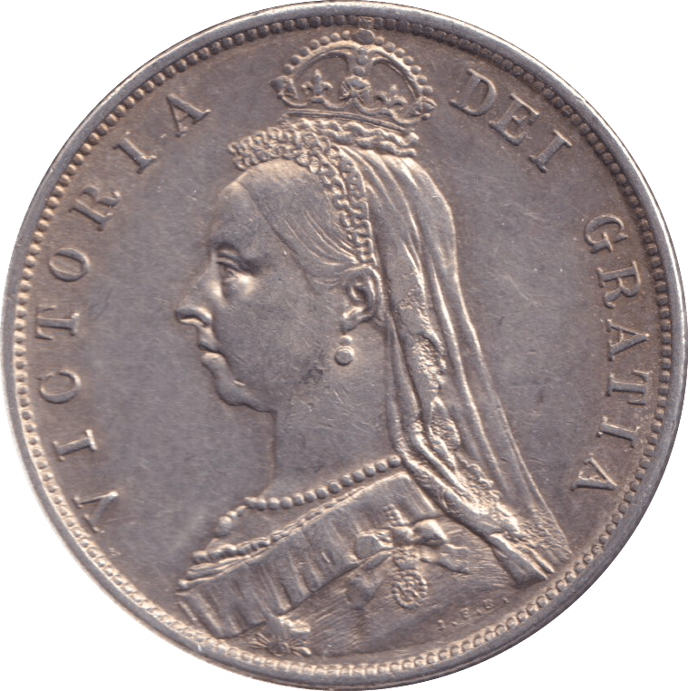 1888 HALFCROWN ( AUNC ) - HALFCROWN - Cambridgeshire Coins