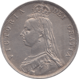 1888 HALFCROWN ( AUNC ) - HALFCROWN - Cambridgeshire Coins