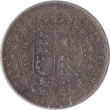 1888 HALFCROWN ( EF ) - HALFCROWN - Cambridgeshire Coins