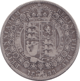 1888 HALFCROWN ( FINE ) - HALFCROWN - Cambridgeshire Coins