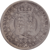 1888 HALFCROWN ( FINE ) - HALFCROWN - Cambridgeshire Coins