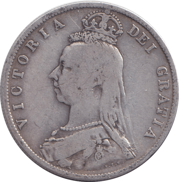 1888 HALFCROWN ( FINE ) - HALFCROWN - Cambridgeshire Coins