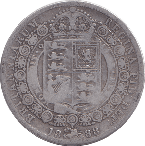 1888 HALFCROWN ( FINE ) - HALFCROWN - Cambridgeshire Coins