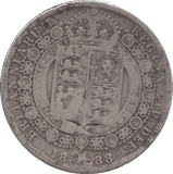 1888 HALFCROWN ( FINE ) - HALFCROWN - Cambridgeshire Coins