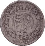 1888 HALFCROWN ( FINE ) - HALFCROWN - Cambridgeshire Coins